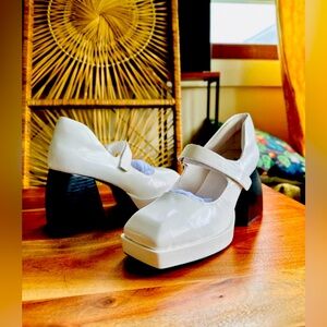 NWT Jeffrey Campbell Reine platform mary-janes